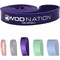 WOD Nation Single Pull Up Assistance Band (40 - 80lbs Purple Band) - Best for Pullup Assist, Chin Ups, Resistance Bands Exercise, Stretch, Mobility Work & Serious Fitness - 41 inch Straps